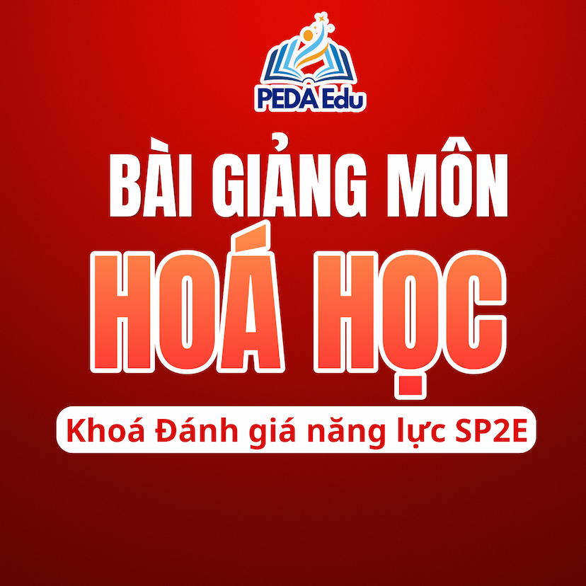 HÓA HỌC. SPHN2-2K8 Khóa luyện thi đánh giá năng lực Sư phạm Hà Nội 2 