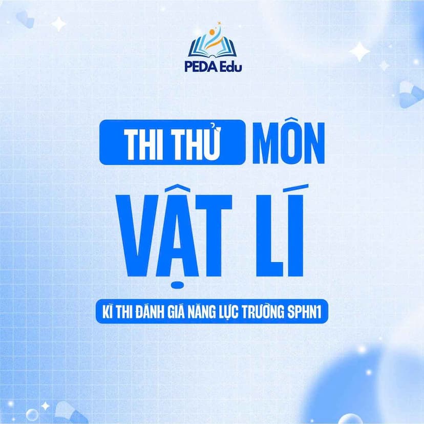 [VẬT LÝ] ĐỀ THI THỬ SPHN1 THÁNG 5